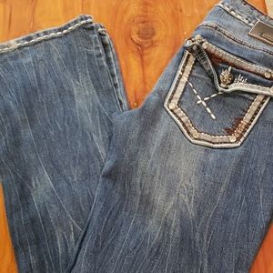 Petrol western jeans